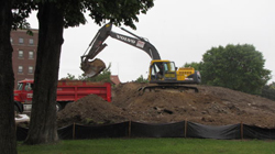 Largest berm removed from Johnsons Park